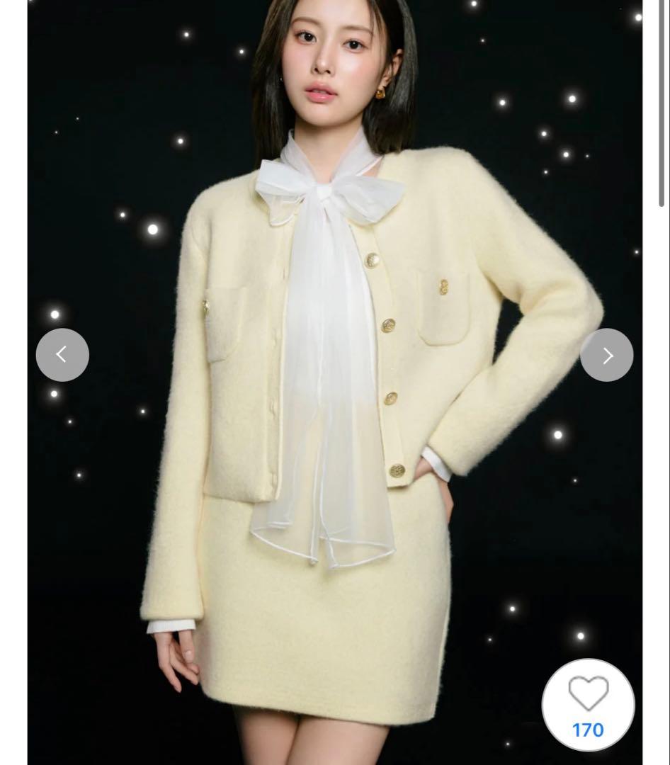 SNIDEL フォックスニットジャケット