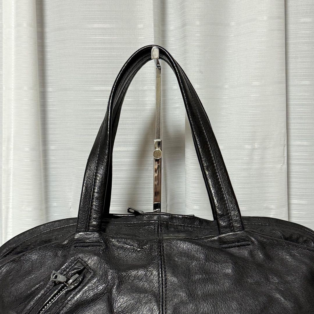 ⭐️極美品⭐️　イサムカタヤマバックラッシュ　ボストンバッグ　ブラック　レザー