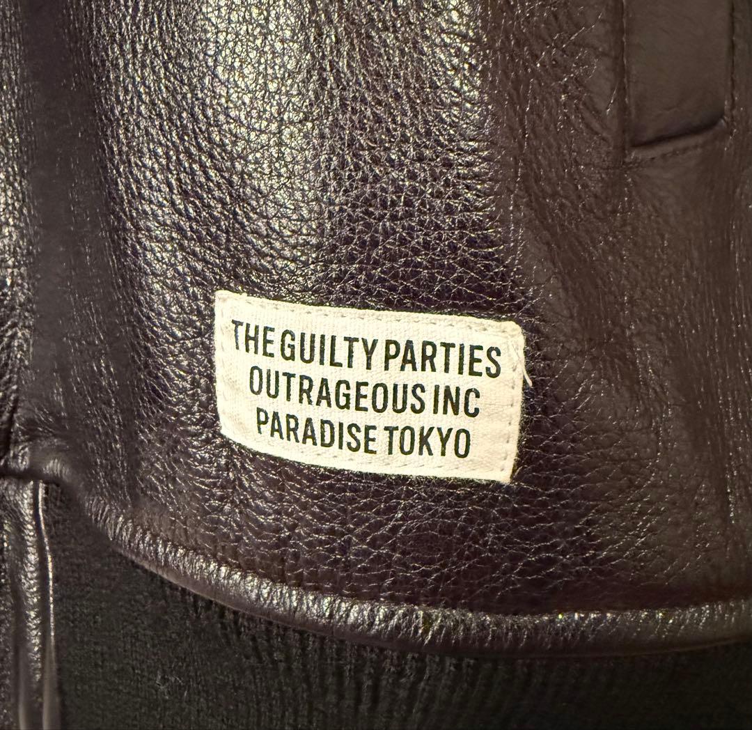 ジャケット・アウター WACKOMARIA LEATHER VARSITY JACKET TYPE-2