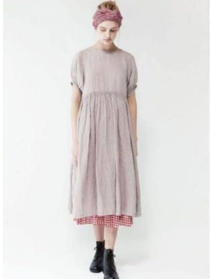 ネストローブ　リネン　ワンピース