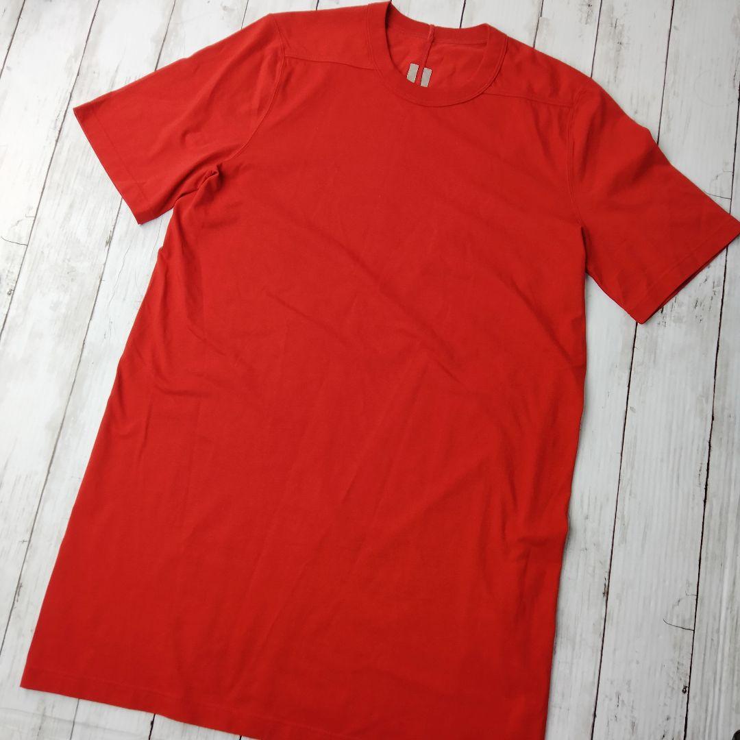 リックオウエンス【美品】Tシャツ　Ｌサイズ　RICK OWENS　赤