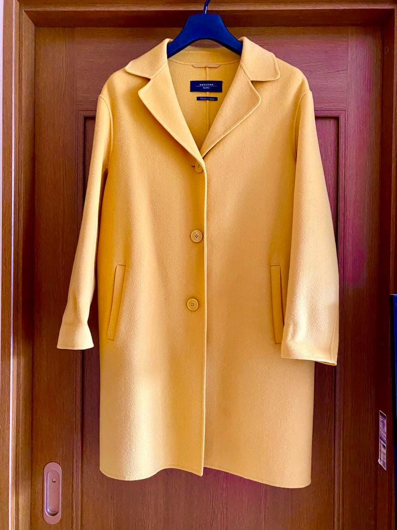Weekend MaxMara マスタードイエロー　コート