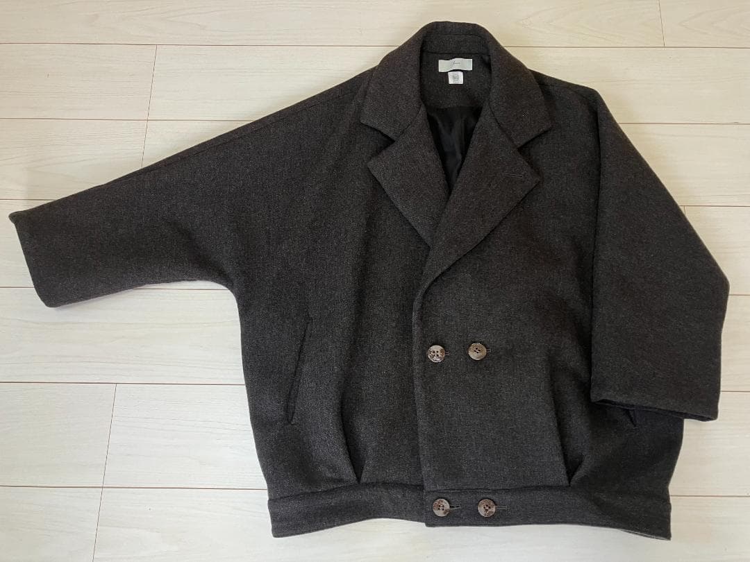 最終値下　amachi ウールブルゾン ブラウン サイズ５ 美品