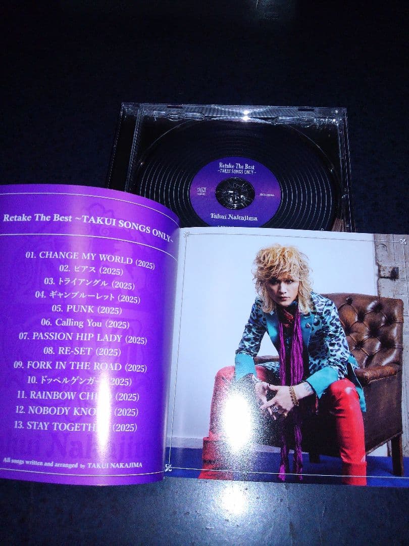 特典CD,3枚 + Retake The Best　中島卓偉　TAKUI