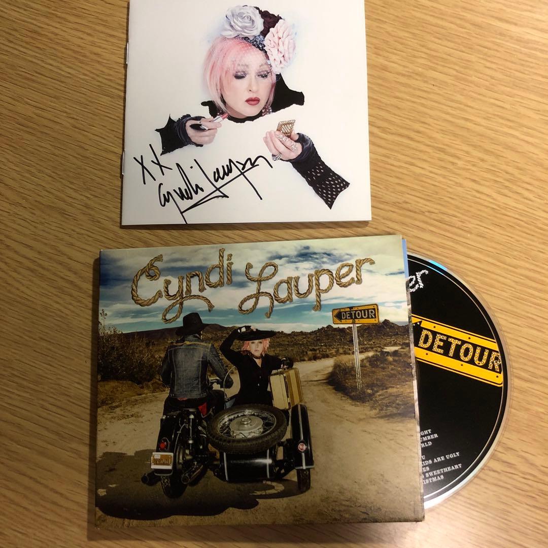 貴重❗️CYNDI LAUPER,直筆サインCD シンディ・ローパー