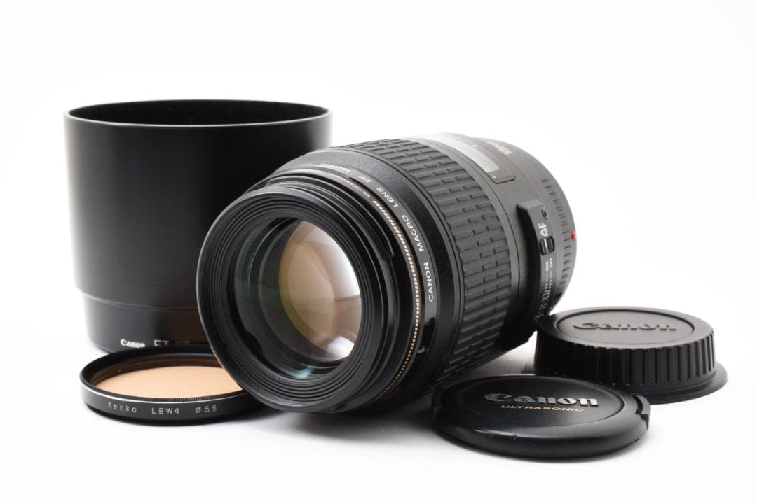 【美品】Canon EF 100mm f/2.8 Macro USM レンズ