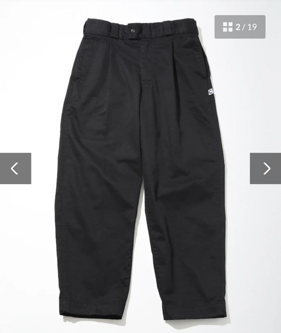 CAHLUMN カウラム TC Twill 1 Tuck Pants L 美品