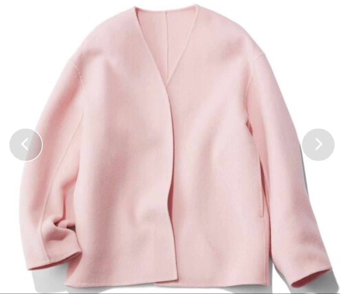 23区 MANTECO リバー ショート コート　ピンク　38