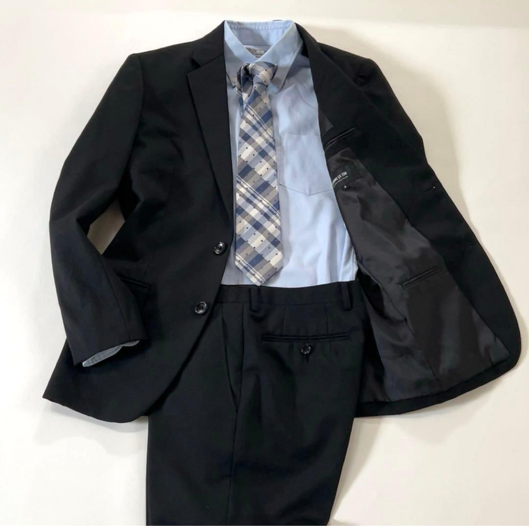 【美品】コムサイズム フォーマル セットアップ 黒 入学式、卒業式、式典