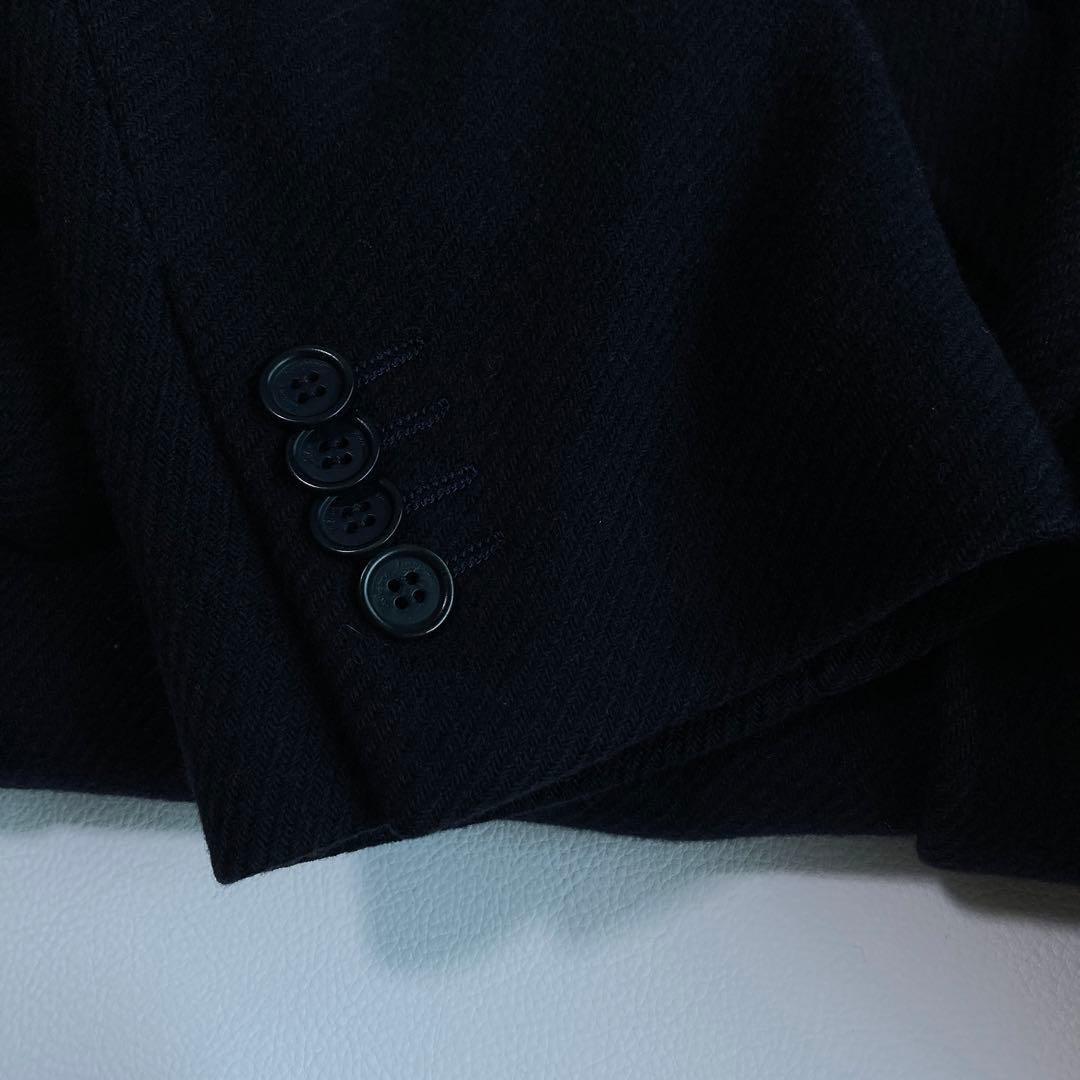 サルヴァトーレフェラガモ ロングコート XL ウール 黒 イタリア製 保温性