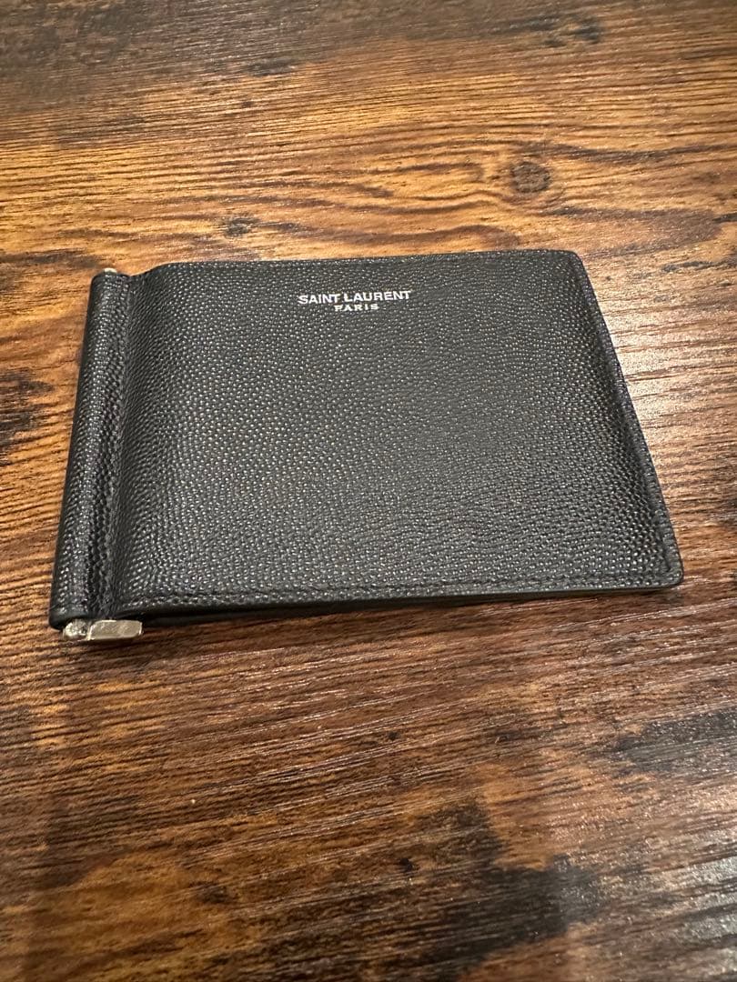 美品　SAINT LAURENT ブラック マネークリップ