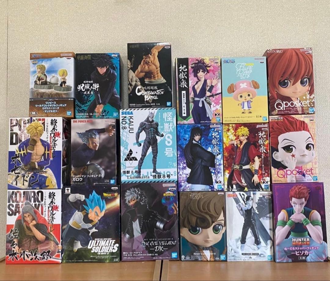 ジャンプ系 プライズ フィギュア 18体