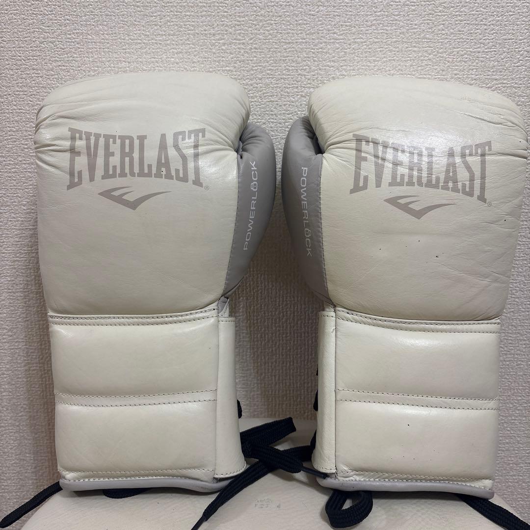 【ライス】EVERLAST ボクシンググローブ ホワイト
