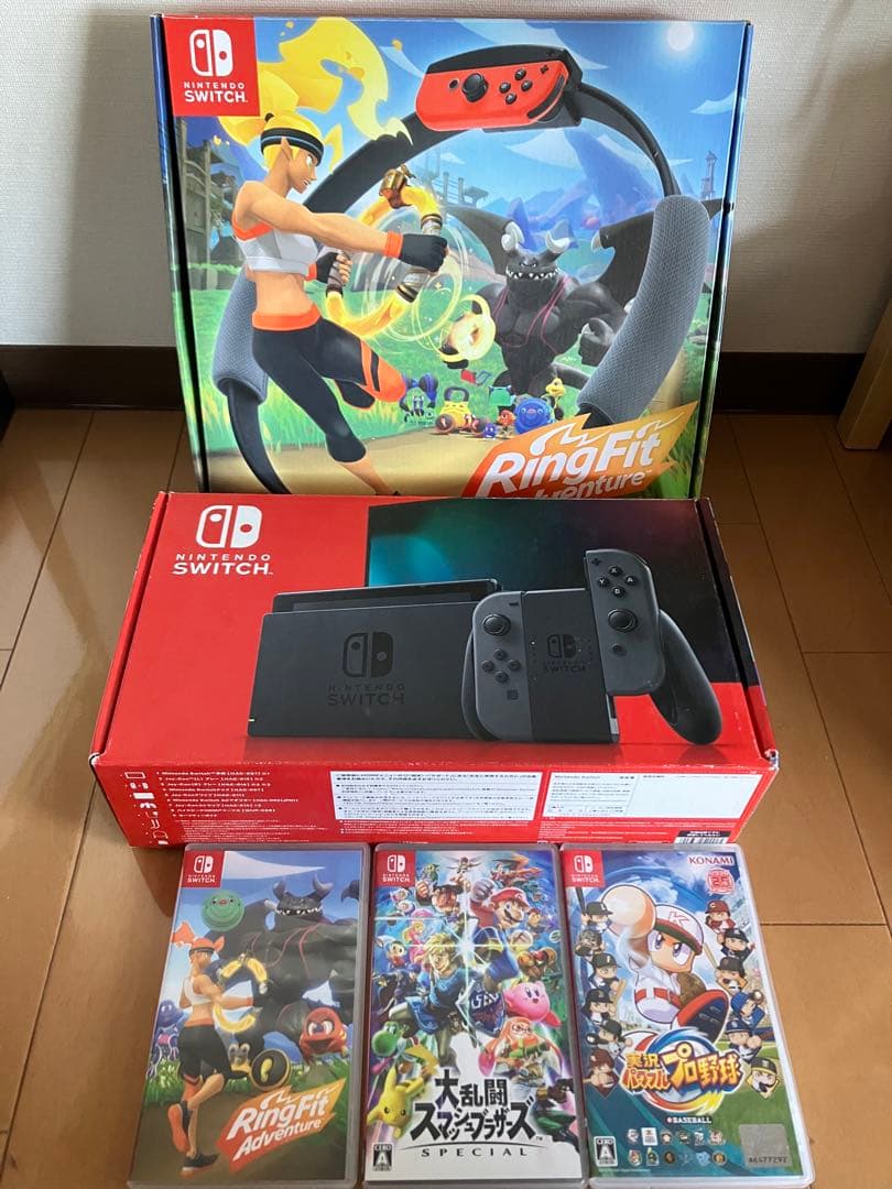 Switch ➕スマブラ、パワプロ、リングフィット