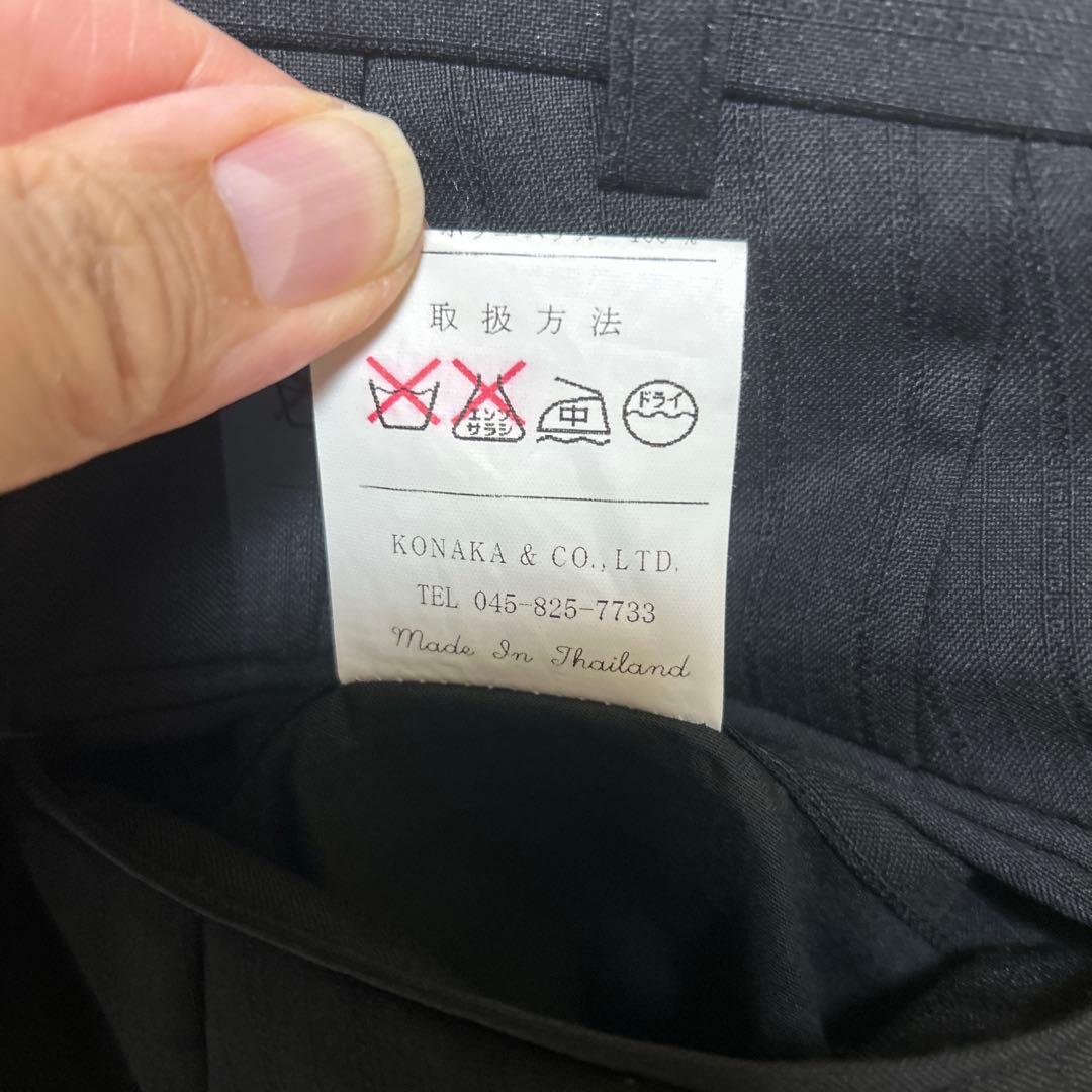 ドナートヴィンチ ビジネススーツ定番ブラック　BB7希少サイズ美品カシミア混