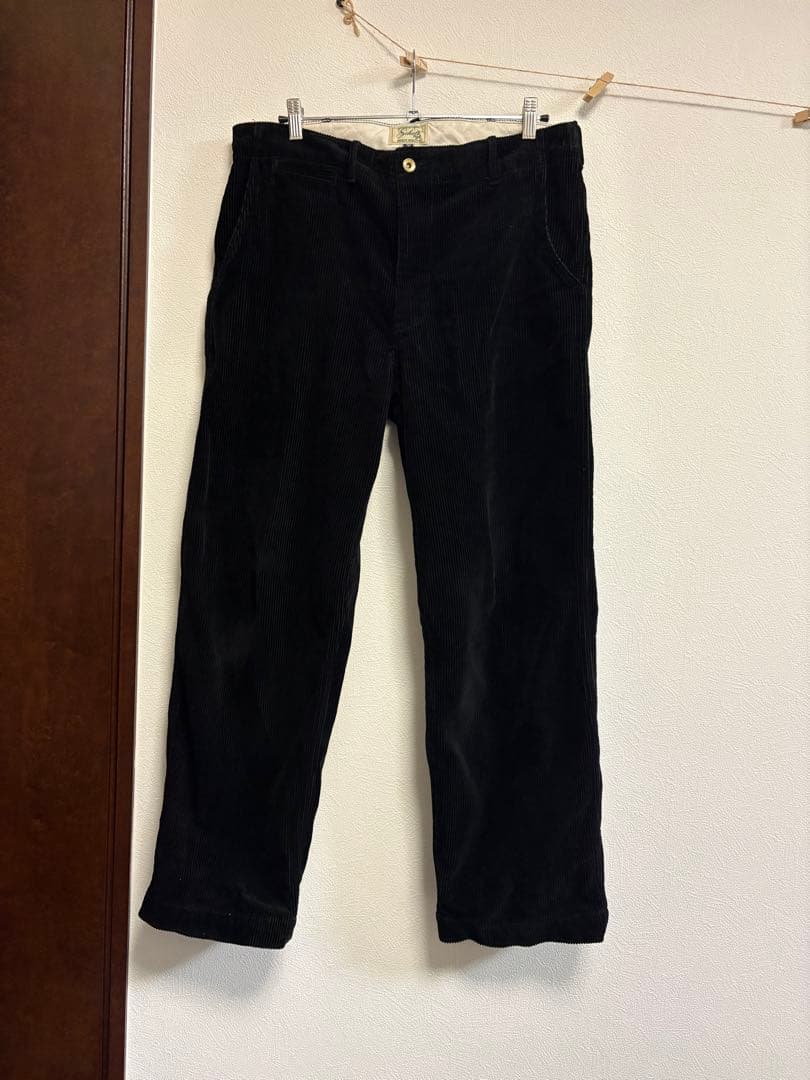 Schott 完売品コーデュロイパンツ ブラック