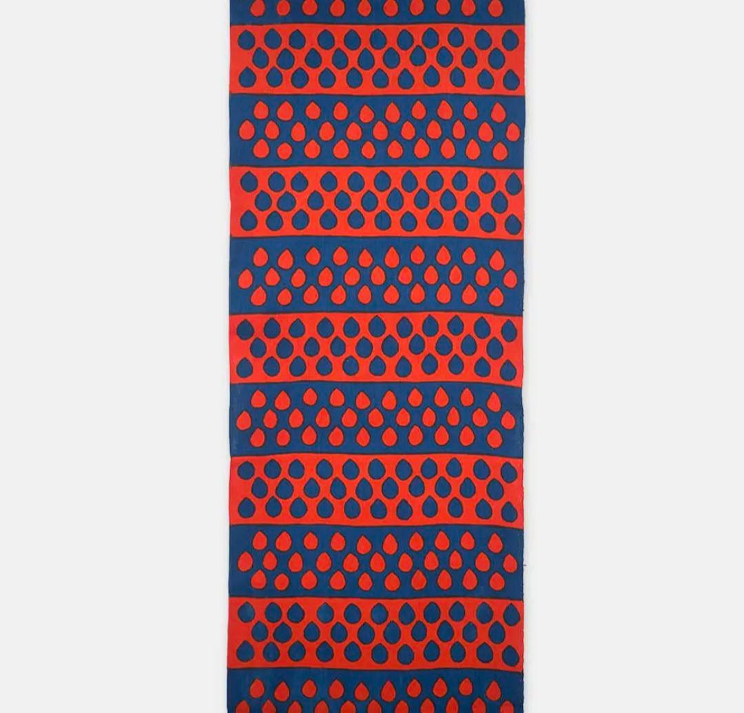 柚木沙弥郎 小巾布 「滴」 シルクスクリーン（手捺染）タペストリー