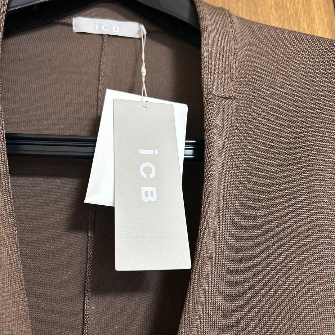 iCB ノーカラージャケット　サイズL 定価33,000円
