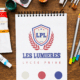 Création de l'identité visuelle du Lycée Privé Les Lumières, un établissement éducatif.