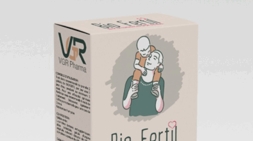 Design du packaging et branding de Bio Fertil, complément de fertilité conçu par VGR Pharma.